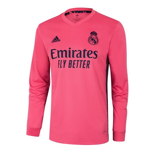 Tailandia Camiseta Real Madrid Segunda Equipación ML 2020-2021 Rosa